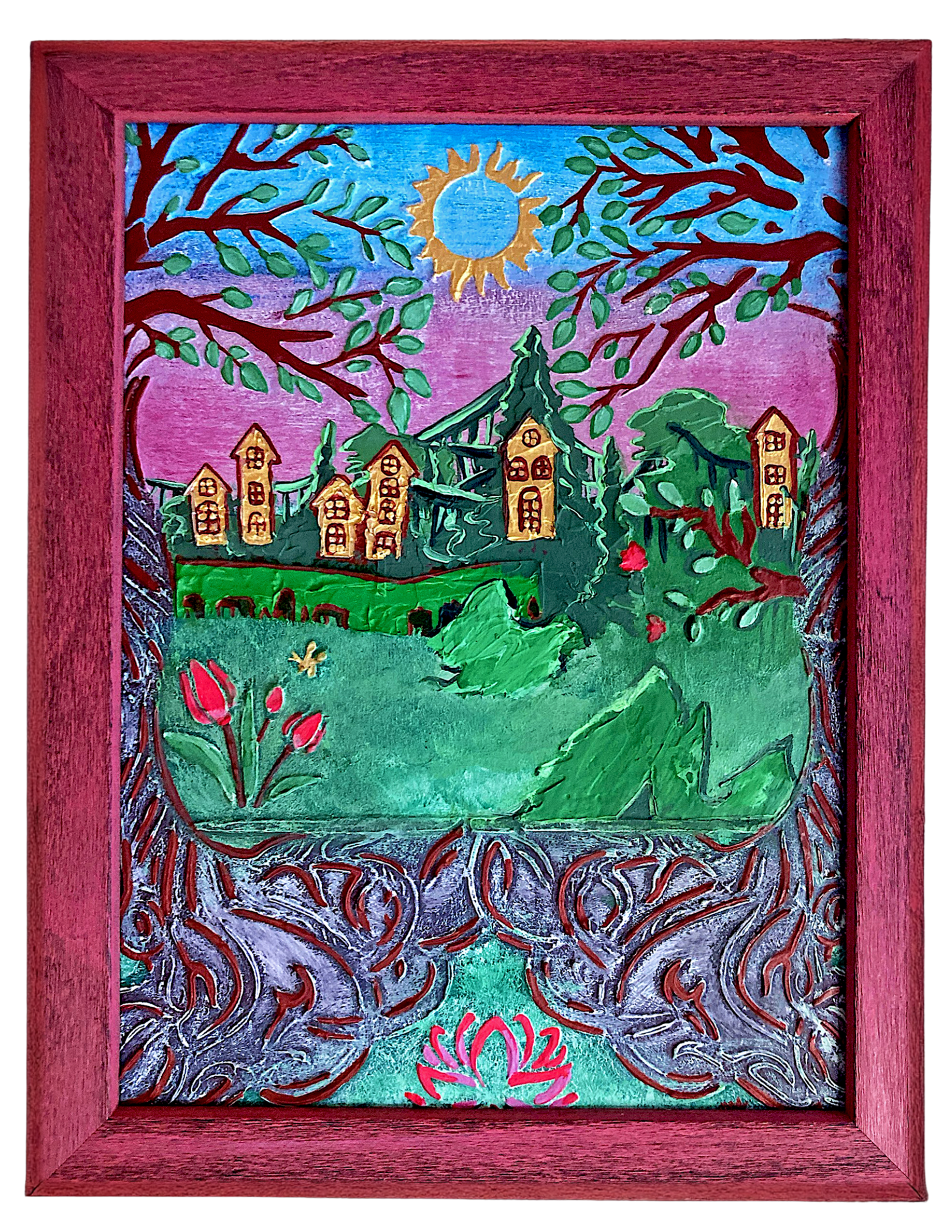 1_Ethereal City Pink Frame