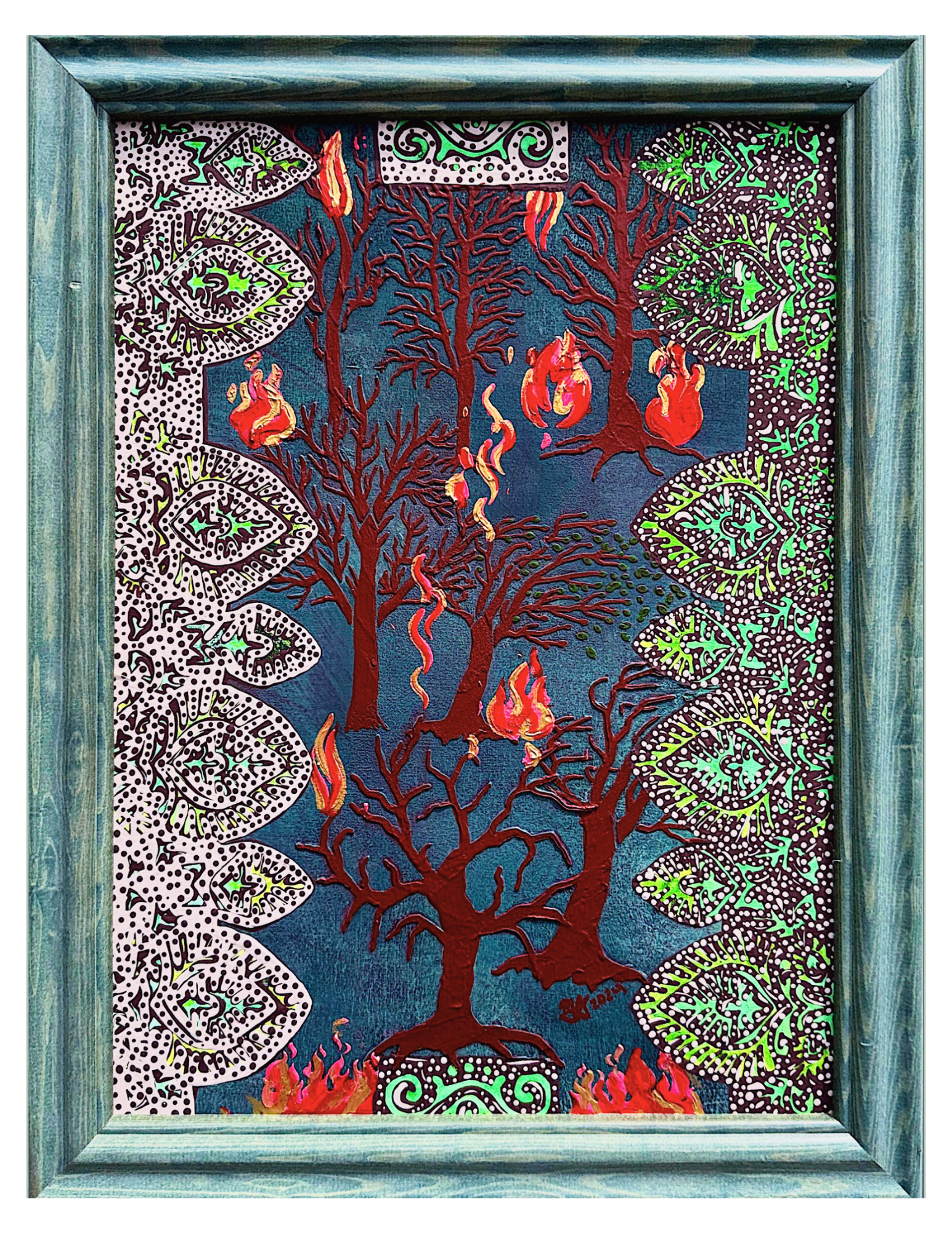 7_Forest Fire Framed