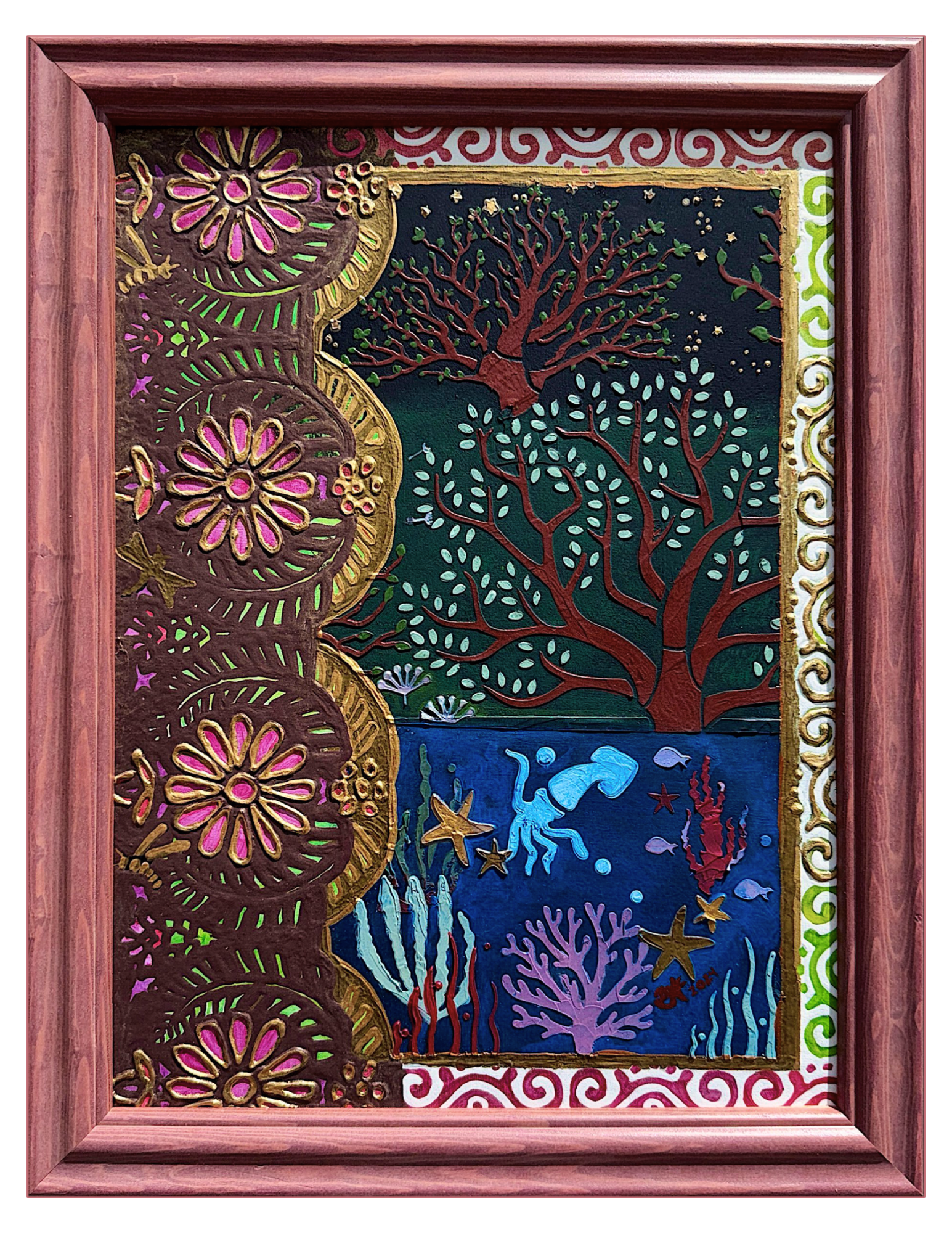 8_Electric Forest Framed